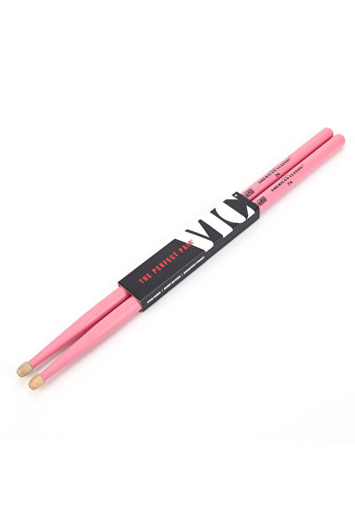 Choice6 عصي طبول وردية اللون، زوج واحد، عصي طبول كلاسيكية من خشب القيقب، عصي ...