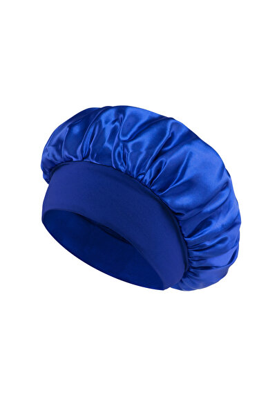 Choice9 Royal Blue 1pcs Soft Silk Satin Lined Bonnet Large Satin Hair Bonnet ...