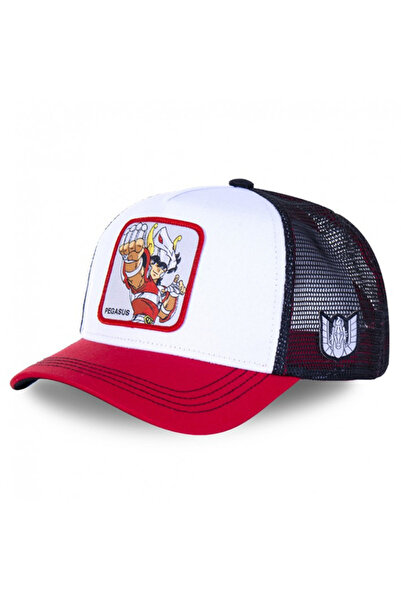 Choice4 قبعة بيسبول قطن قابلة للتعديل من بانداي، بتصميم بيغاسوس الأبيض من أنم...