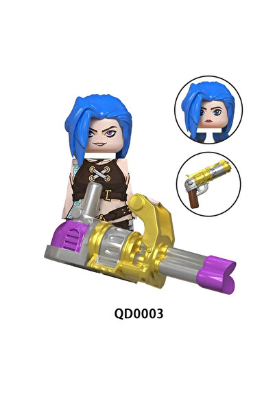 Choice1 QD0003 لعبة هوت جيم LoL مكعبات بناء شخصيات أركين كوسبلاي جينكس، في، ج...