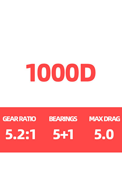 Choice14 بكرة صيد دايوا إكسيلر إل تي 1000 دي 2023، بكرة غزل، أقصى قوة سحب 5+1...