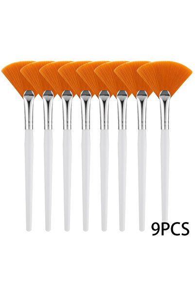 Choice5 فرشاة قناع الوجه الصفراء، 9 قطع (3/9/15 قطعة)، فرشاة ناعمة لوضع القنا...