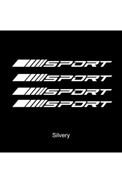 Choice1 Silver 4pcs Motorcycle Glow Stickers Waterproof Sport Racing Stripes ...