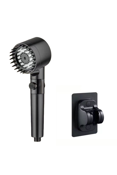 Choice19 Black suit B Three Speed Adjustment Bathroom Supplies Head Massage P...