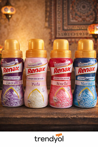 RENAX GRANÜR ÇAMAŞIR PARFÜMÜ 250 GR 4 LÜ PK LAVANTA- PERLA-ROSELLA-MARİNA