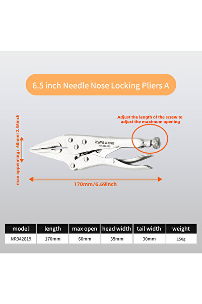 Choice4 كماشة متعددة الوظائف قابلة للتعديل مقاس 6.5 بوصة و5/7/10 بوصة، كماشة ...