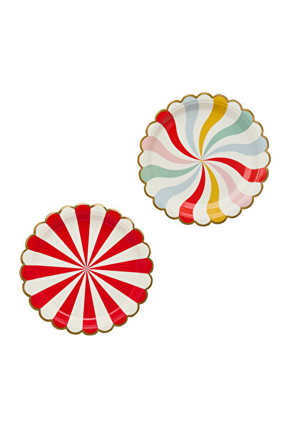 Hootyballoo Circus Paper Plates 8Ct
