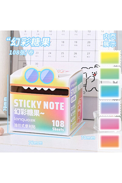 Choice7 S25185-9 مستر بيبر 6 نمط 105 ورقة/لفة ملاحظات لاصقة قابلة للسحب أدوات...