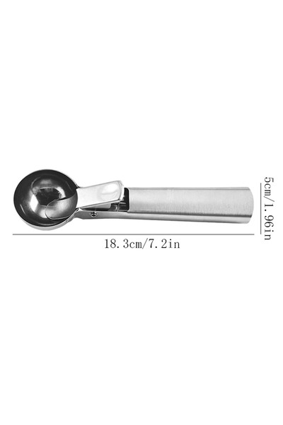 Choice1 M Multifunctional Ice Cream Scoops Stainless Steel Dual-Purpose Scoop...