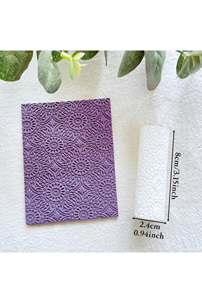 Choice8 أسطوانة مصقولة، ١٠ أنماط باقة زهور أوروبية، أسطوانة نقش خزف ناعم على ...