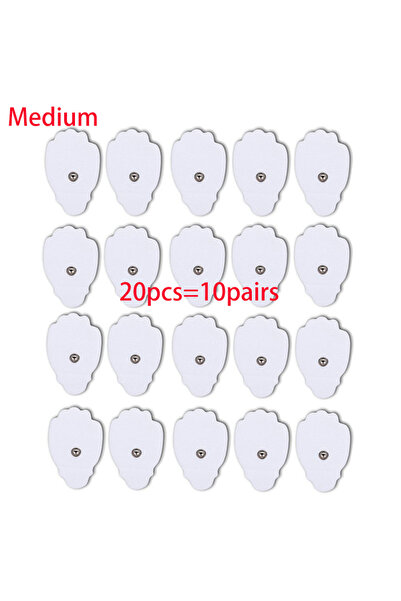 Choice1 20 وسادة EMS لجهاز تدليك النبضات العلاجية بالوخز بالإبر، لاصقة بديلة