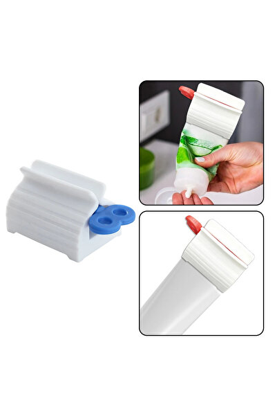 Choice4 blue with base Toothpaste Squeezer Toothpaste Roller Tube Stainless S...
