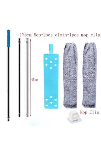 choice2 HF-003 ممسحة بثلاثة أحجام بمقابض طويلة لتنظيف الأرضيات والأسقف، وتنظي...