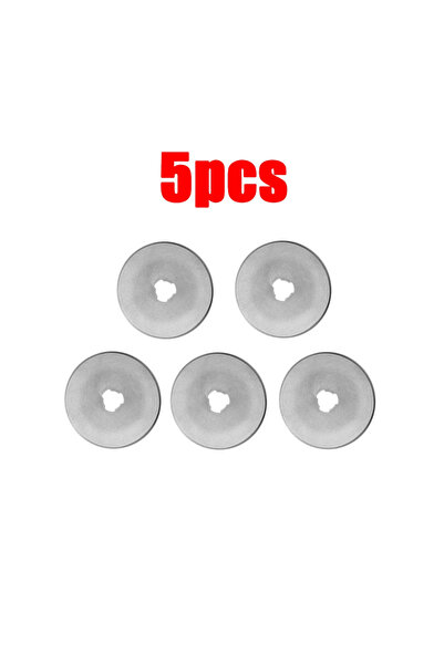 Choice8 5 شفرات لقطاعة دوارة 45 مم للورق المقوى، أداة خياطة وتلحيف وقص الأقمشة