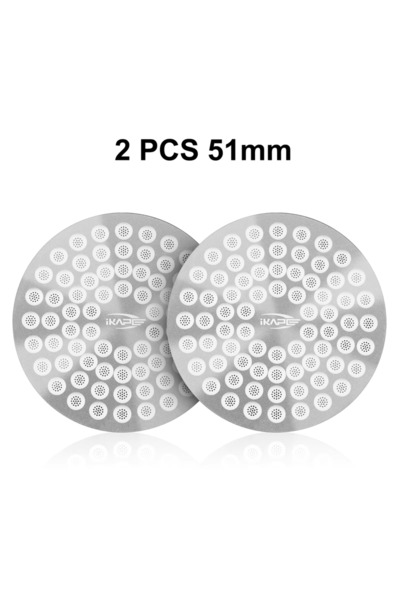 choice2 شاشة ترشيح دقيقة لتحضير قهوة الإسبريسو IKAPE E2Puck، قطعتان، 51 مم، ل...