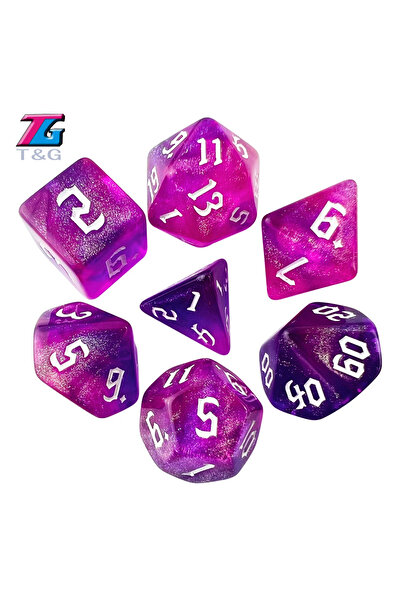 Choice10 A03 DND Dice RPG Dice Amazing Colours Mixing Fantasy Starlight Effec...