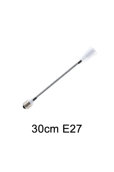 choice2 GGBEE 30CM E27 to E27 Flexible E27 to E27 LED Bulb Extension Lamp Hol...