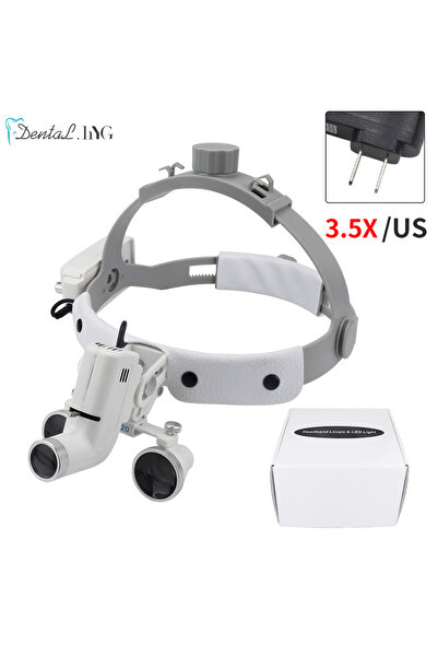 Choice6 علبة كرتونية F عدسات مكبرة للأسنان 3.5X أمريكية، مصباح جراحي أمامي 2....