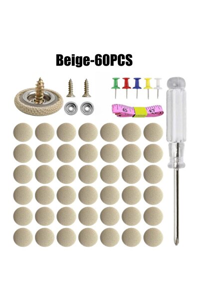 Choice7 بيج - 60 قطعة، 20-120 قطعة، مجموعة براغي تثبيت سقف السيارة، براغي إصل...