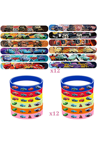 Choice1 ٢٤ قطعة من هدايا حفلات عيد ميلاد الأولاد، تتضمن أساور لايتنينغ ماكوين...