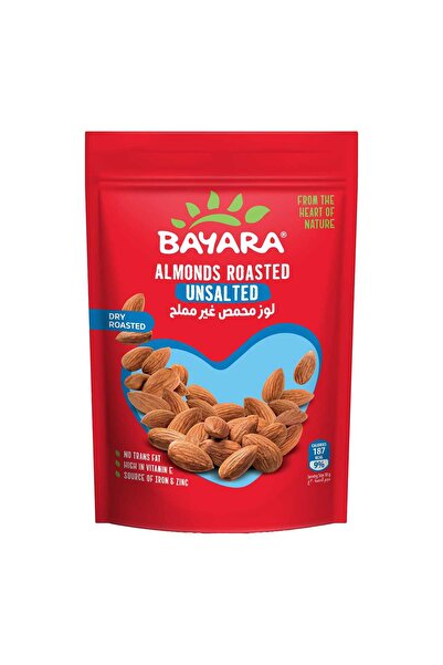 Bayara Unsalted Roasted Almonds Premium Crunchy Natural Snack 200g Fresh Qual...