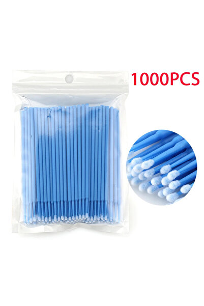 Choice11 فرشاة تنظيف الرموش من ألياف صوف ، 1000 قطعة، لون أزرق، 500/1000 قطعة...