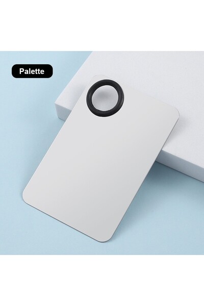 Choice3 Square Stainless Steel Makeup Mixing Palette with Foundatio Spatula f...