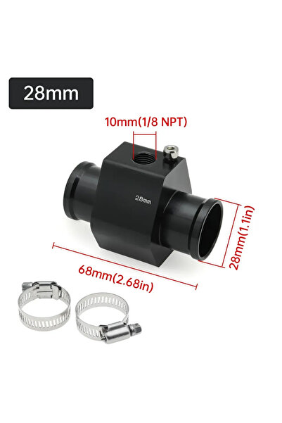 Choice5 28MM Adapter Black Water Temperature Sensor Adapter 26mm 28mm 30mm 32...