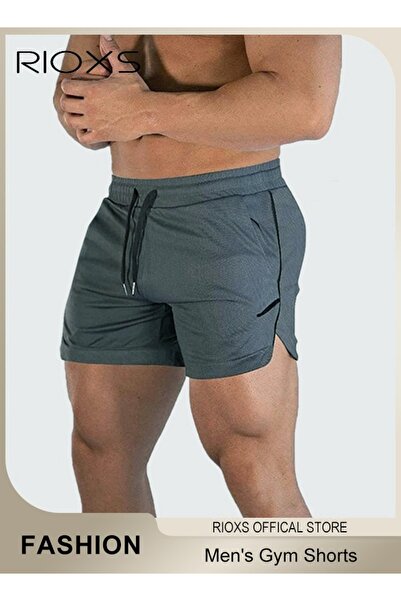 RIOXS Men's Shorts, 5" Gym Workout Short, Quick Dry Active Running Shorts, Li...