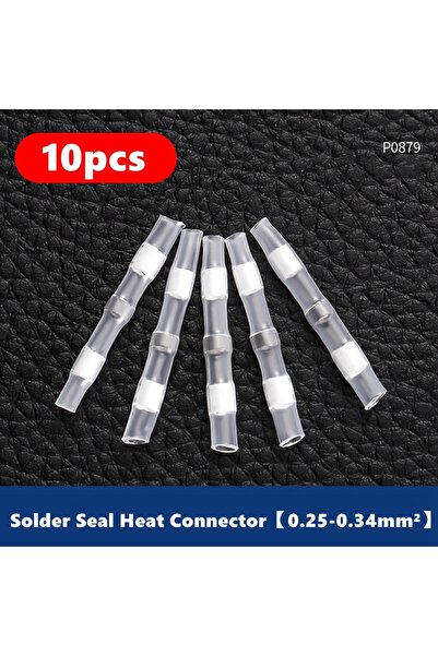 Choice5 10pcs White 10/50/100 PCS Solder Seal Wire Butt Connectors Welding Ri...