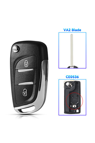 choice2 مفتاح سيارة معدل جديد (1 قطعة) من KEYYOU موديل 2 BT VA2 CE0536 CE0523...