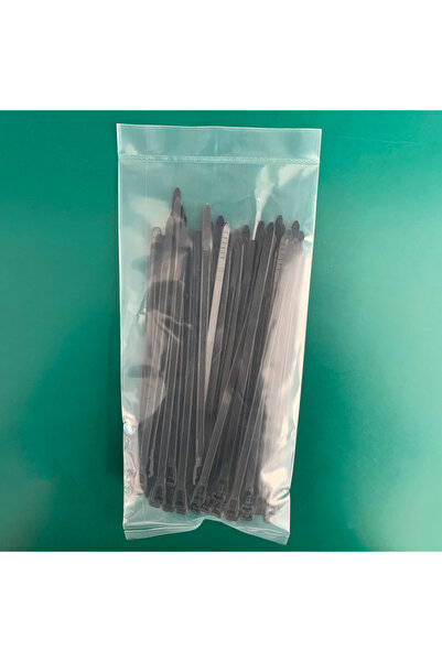 Choice1 50 قطعة من أربطة الكابلات المصنوعة من النايلون الأسود، قابلة للفصل وإ...