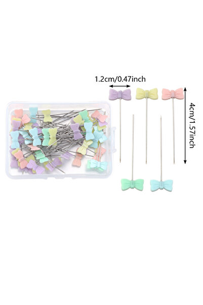 Choice Tie 50pcs/box Stainless Steel Dressmaking Pins Embroidery Patchwork Pi...