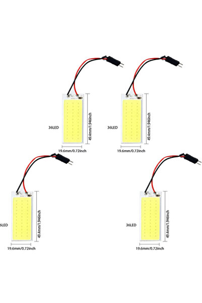 choice2 36 مصباح LED، 4 قطع، 1-8 قطع، T10 W5w COB، 18SMD، 24SMD، 36SMD، 48SMD...