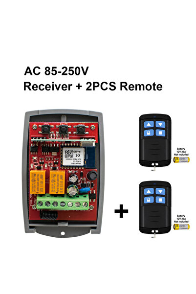 Choice5 جهاز استقبال لاسلكي عالمي Tuya Smart WiFi لفتح أبواب المرآب، يعمل بجه...