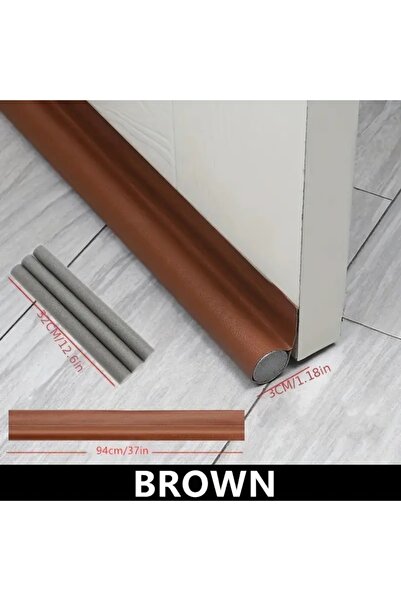 Choice4 Brown 95 pige 1pc Door Bottom Sealing Strip, Adjustable Weatherstrip ...