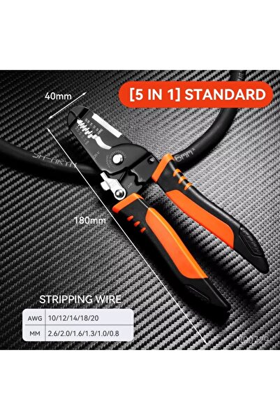 choice2 أداة متعددة الوظائف لتقشير وتجعيد الأسلاك الكهربائية، كماشة قطع وتقشي...