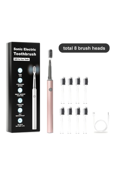 Choice Pink Electric Toothbrush Rechargeable Ultrasonic Dental Brush Smart Wa...