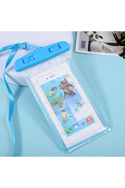 Choice1 blue 1pc Underwater Waterproof Mobile Phone Bag for Swimming Diving T...