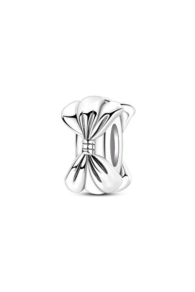 Choice6 KTC1414 خرزات فضة إسترليني عيار 925 على شكل فيونكة وردية اللون، تناسب...