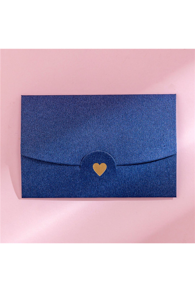 Choice7 بطاقة معايدة صغيرة زرقاء (10 قطع/مجموعة) 10.5 سم × 7 سم، بطاقة اسم، ظ...