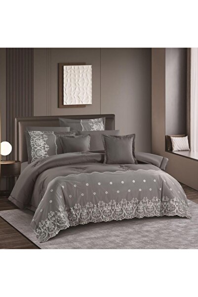 ALMIAAD Mila Lace Double Bedspread, Microfiber Fabric, 240x260