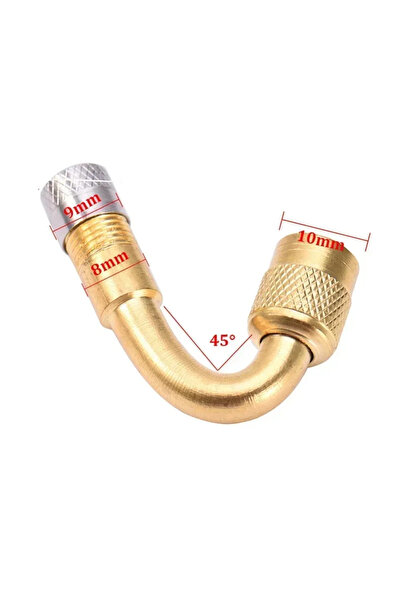 Choice12 1pcs Gold-45 45 90 135 For Motorcycle Truck Car Moto Bike Degree Ang...