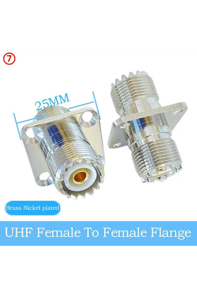Choice10 قطعة واحدة من النوع 7 - موصل UHF ذكر-أنثى إلى UHF ذكر-أنثى PL259 إلى...
