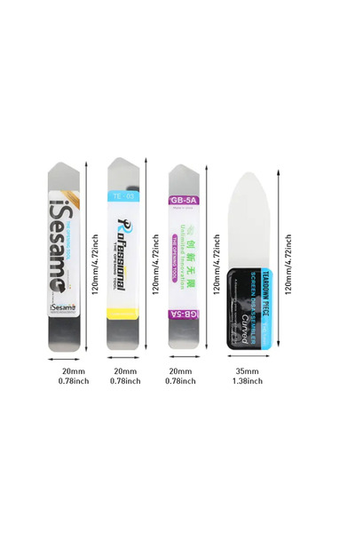 Choice8 مجموعة من 4 قطع: أداة فتح يدوية معدنية احترافية، عتلة فولاذية مرنة لأ...
