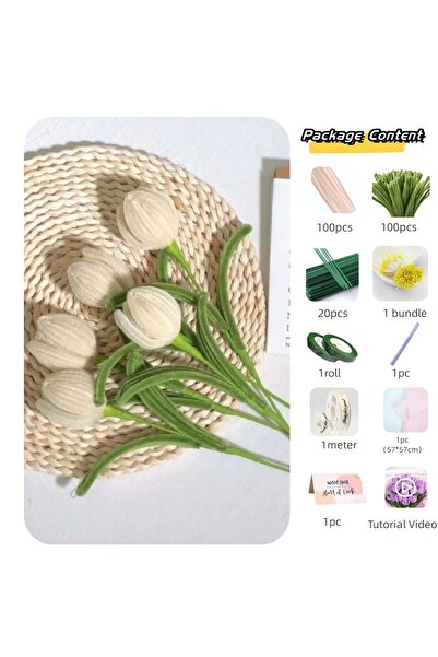 Choice4 مجموعة أدوات حرفية من بيج توليب، تتضمن 200 قطعة من منظفات الأنابيب، و...