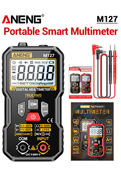 Choice1 Choice M127 Black Mini Multimeter Portable Tester ANENG M127 400V AC/...
