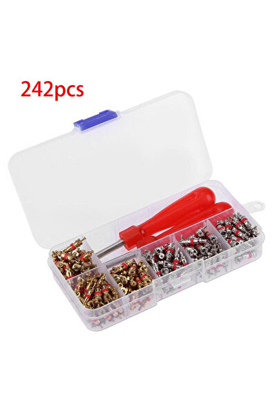 Choice3 مجموعة متنوعة من 242 قطعة و102 قطعة من صمامات مكيف هواء السيارة، صمام...