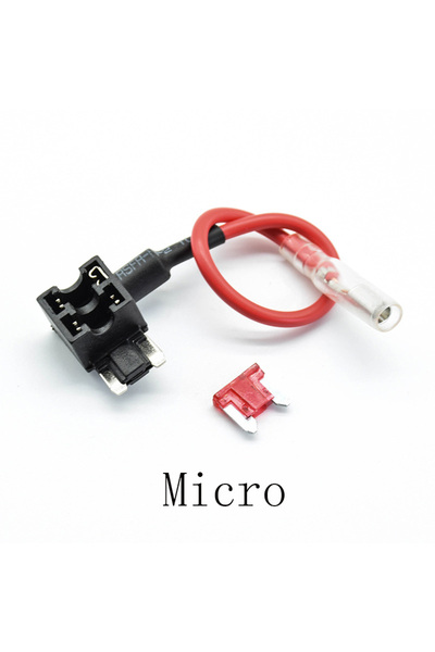 Choice4 2pcs Micro 2Pcs Car Fuse Holder 12V Micro/Mini/Standard Size Add-a-ci...