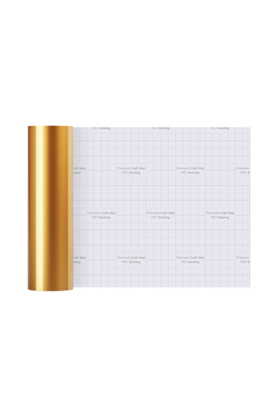 Choice11 لفة واحدة من الفينيل الدائم الذهبي مقاس 12 × 36 بوصة لأجهزة Cricut M...